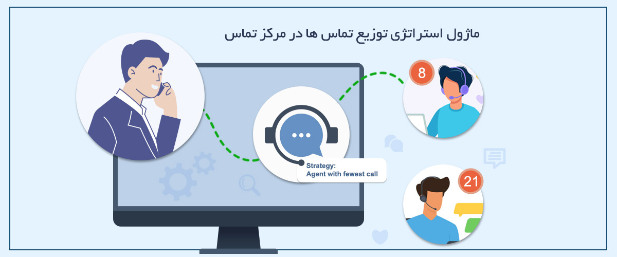 استراتژی توزیع تماس ها | Call Distribution Strategy Manager